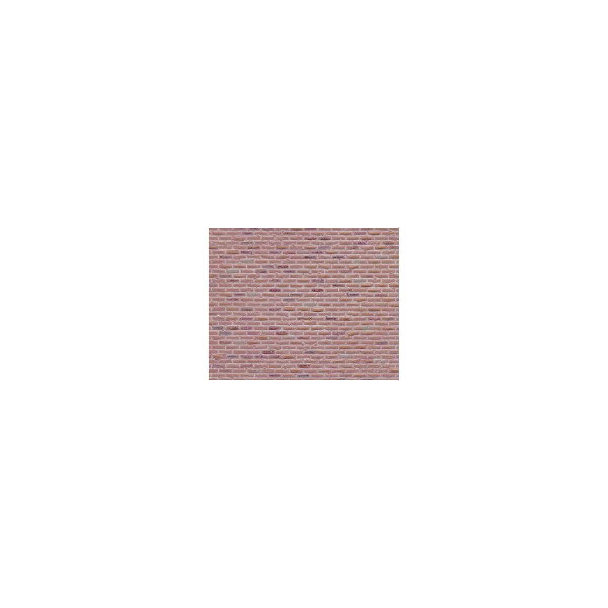 Patterned Sheets - Rough Brick - .020 x 7 x 12` pkg(2) -- .200` Red Bricks, O, Plastruct Inc 91606