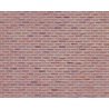 Patterned Sheets - Rough Brick - .020 x 7 x 12` pkg(2) -- .200` Red Bricks, O, Plastruct Inc 91606