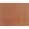 Patterned Sheets - Brick - .020 x 7 x 12` pkg(2) -- .145` Red Bricks, HO, Plastruct Inc 91611