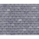 Roofing - Asphalt Shingles (Vacuum-Formed Styrene Sheet 12 x 7 x .020`) -- Gray - .250` Spacing pkg(2), O, Plastruct Inc 91631