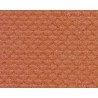 Patterned Sheets - Roofing - Scalloped Tile - .020 x 7 x 12` pkg(2) -- .250` Red Tiles, O, Plastruct Inc 91651