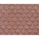 Patterned Sheets - Roofing - Scalloped Tile - .020 x 7 x 12` pkg(2) -- .375` Red Tiles, G, Plastruct Inc 91654