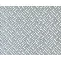 Patterned Sheets - Safety Tread - Double Diamond Plate - .020 x 7 x 12` pkg -- White - .150` Spacing, G, Plastruct Inc 91682