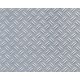 Patterned Sheets - Safety Tread - Double Diamond Plate - .020 x 7 x 12` pkg -- White - .187` Spacing, ALL, Plastruct Inc 91683