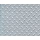 Patterned Sheets - Safety Tread - Single Diamond Plate - .020 x 7 x 12` pkg -- White - .125` Spacing, ALL, Plastruct Inc 91686