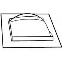 Dome Skylights (Clear Copolyester Plastic) -- 1/4′ pkg(2), ALL, Plastruct Inc 93011