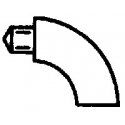 90-Degree Female Elbows pkg(5) -- Fits 570-90103, ALL, Plastruct Inc 95041