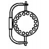 Manways pkg(3) -- 13/16′ Outside Diameter, ALL, Plastruct Inc 95641