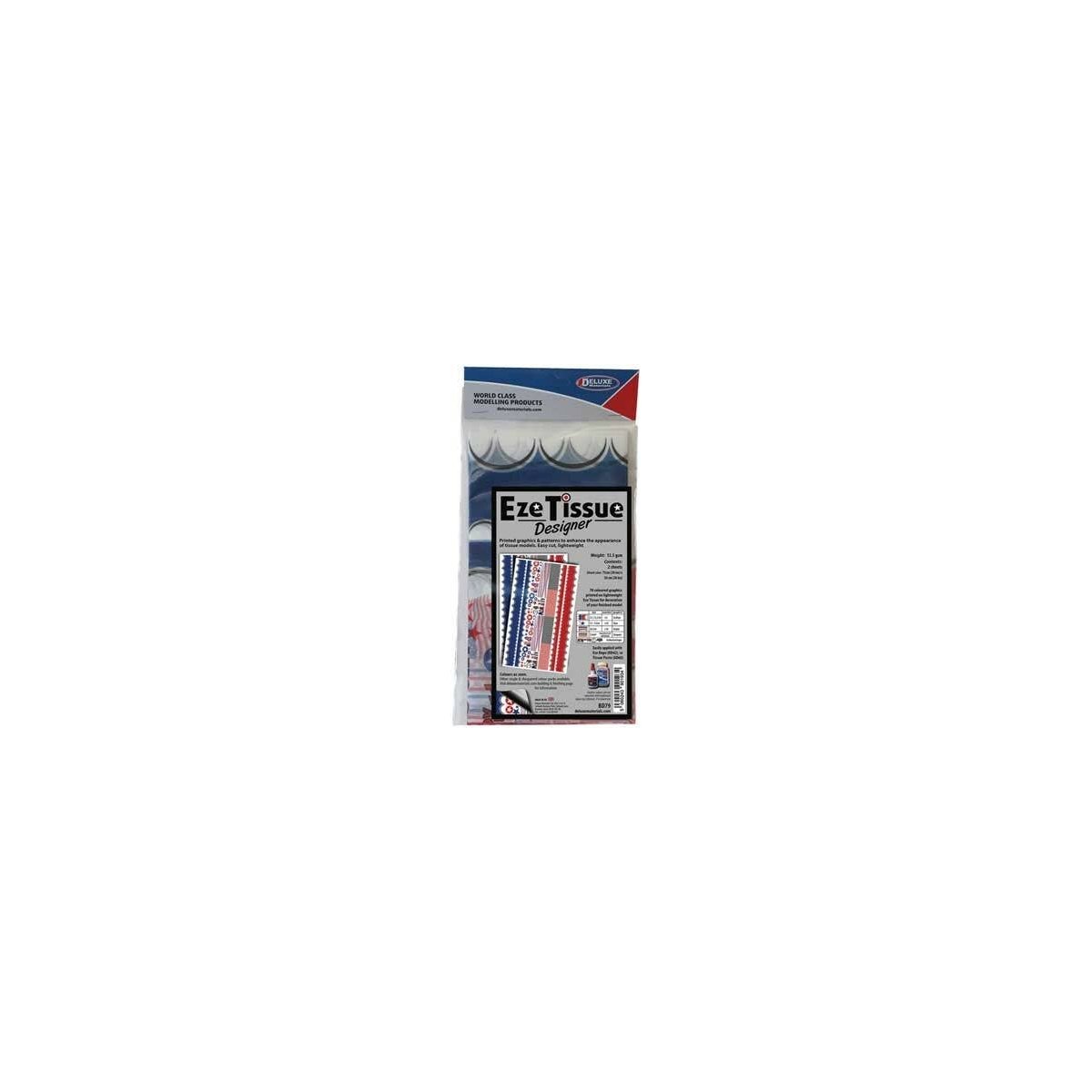 Eze Tissue for Aircraft - 29-1/2 x 19-11/16′ 75 x 50cm -- Designer Graphics pkg(2), ALL, Deluxe Materials Ltd BD79