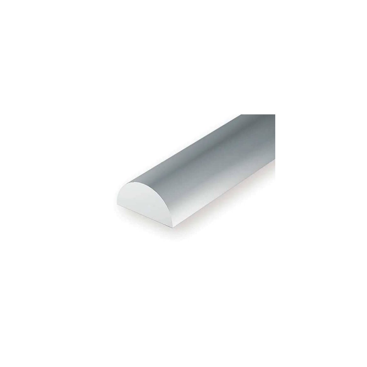 Styrene Half Round -- .060′ pkg(100), ALL, Evergreen Scale Models 6241