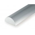 Styrene Half Round -- .060′ pkg(100), ALL, Evergreen Scale Models 6241