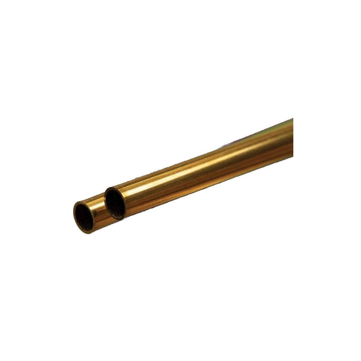 Round Brass Tube -- .24′ 6mm OD 0.45mm Wall x 300mm Long pkg(2), ALL, K & S Engineering 9824