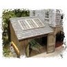 Shake-Style Laser Cut Shingles -- Bark Brown, HO, Bar Mills LLC 226