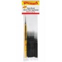 Long Tip Nano Brush Bulk Pack -- Black, Contains 100 Nano Brushes & 1 Applicator Handle, ALL, Profile Accessories Inc. N934002B