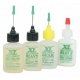 XL Lube Kit for O & G Scales -- One 1/2oz 15ml Bottle Each: Medium, Heavy, Gear & NLGI Grease 2, ALL, Excelle Lubricants 9012
