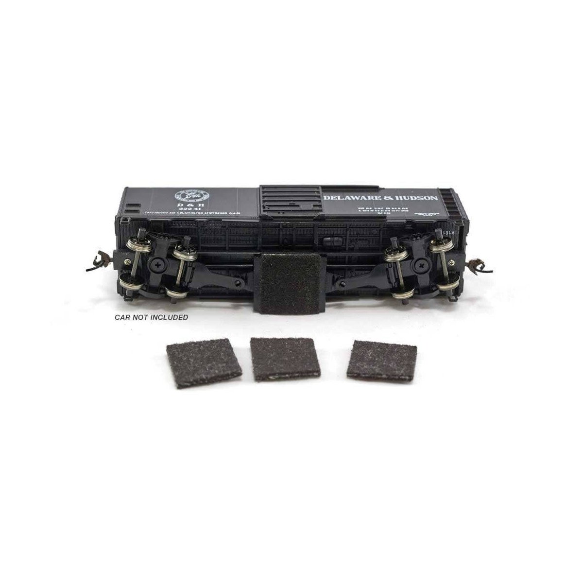 Replacement Pads pkg(3) -- For Bachmann & Con-Cor HO Track Cleaning Cars, HO, Labelle Industries 124