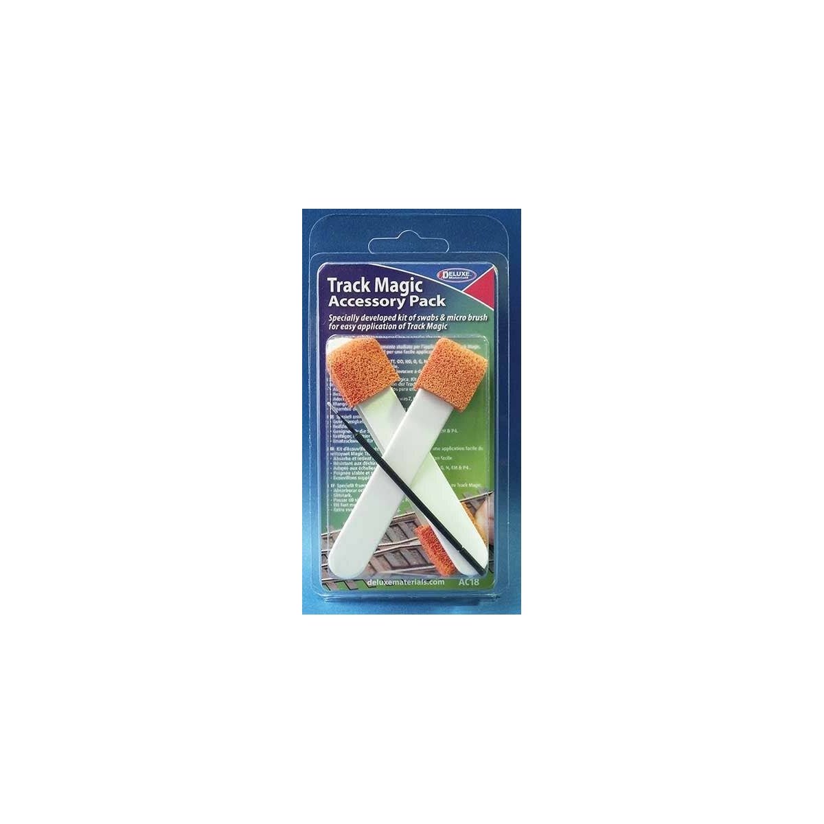 Track Magic Accessory Pack -- For Applying Track Magic Liquid Track Cleaner, ALL, Deluxe Materials Ltd AC18