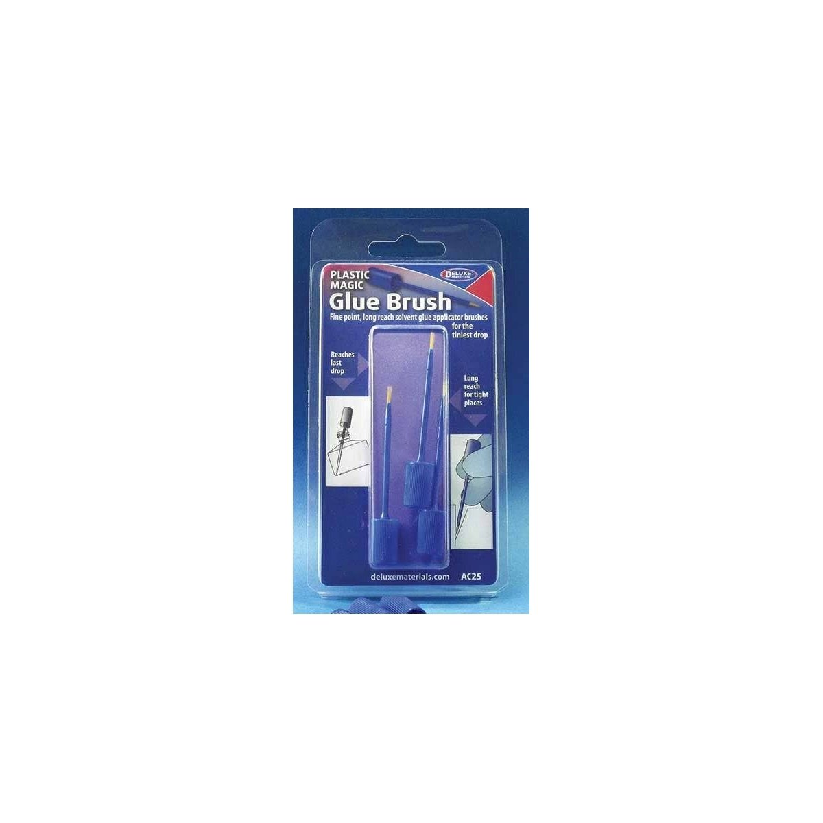 Plastic Magic Solvent Brush 3-Pack, ALL, Deluxe Materials Ltd AC25