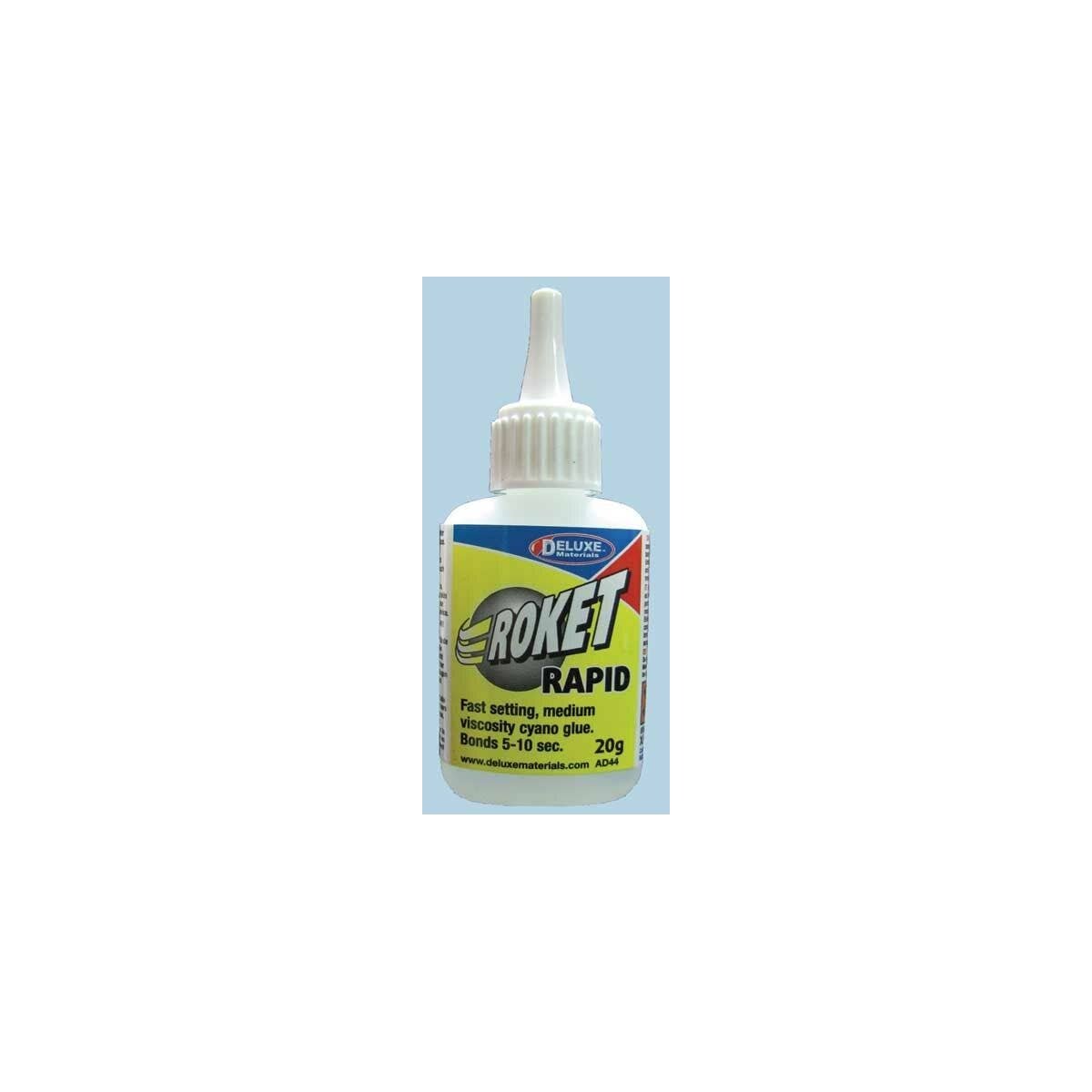 Roket Rapid CA -- Medium Viscosity - .7oz 20g, ALL, Deluxe Materials Ltd AD44