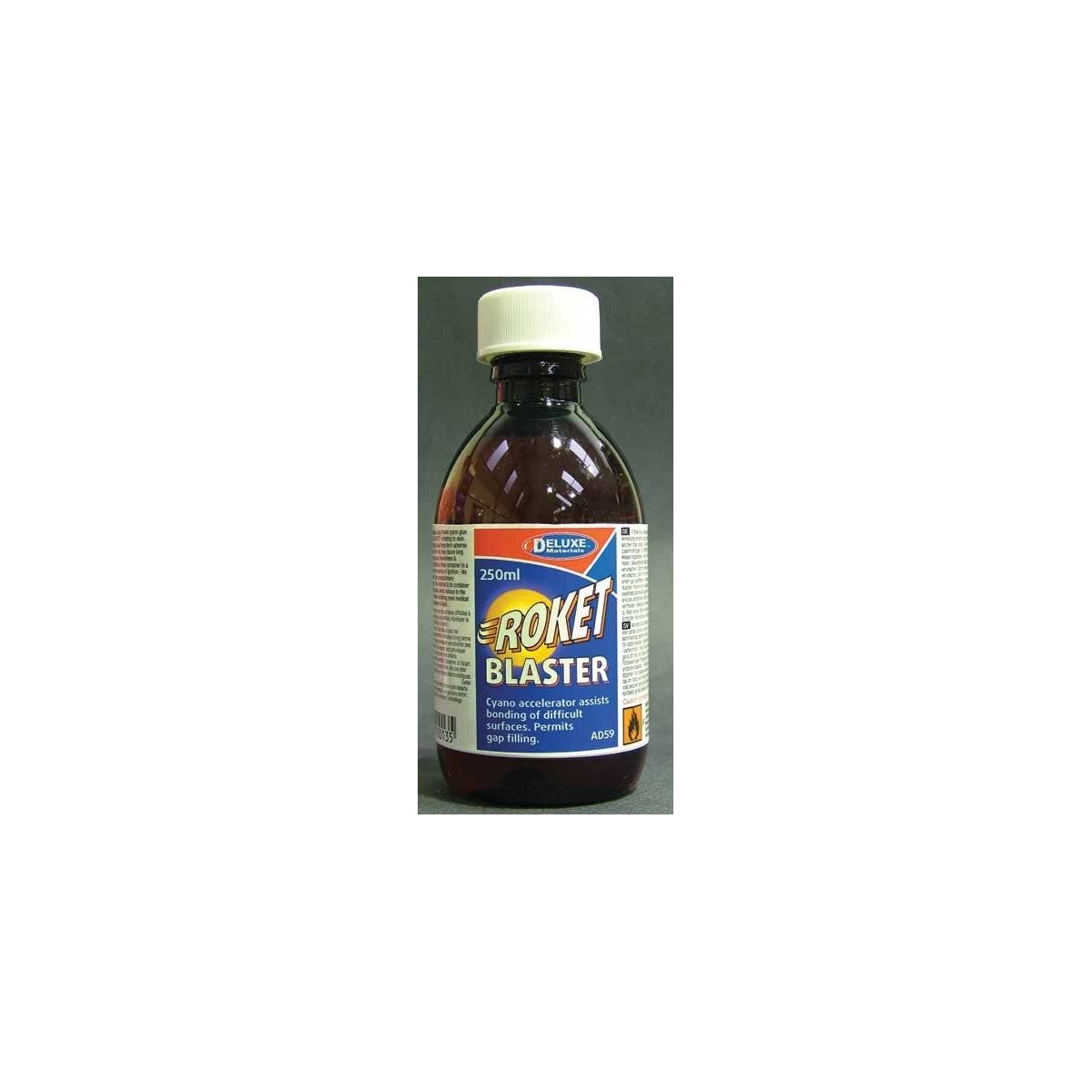 Roket Blaster -- Cyanoacrylate CA Accelerator - 8-1/2oz 250mL, ALL, Deluxe Materials Ltd AD59