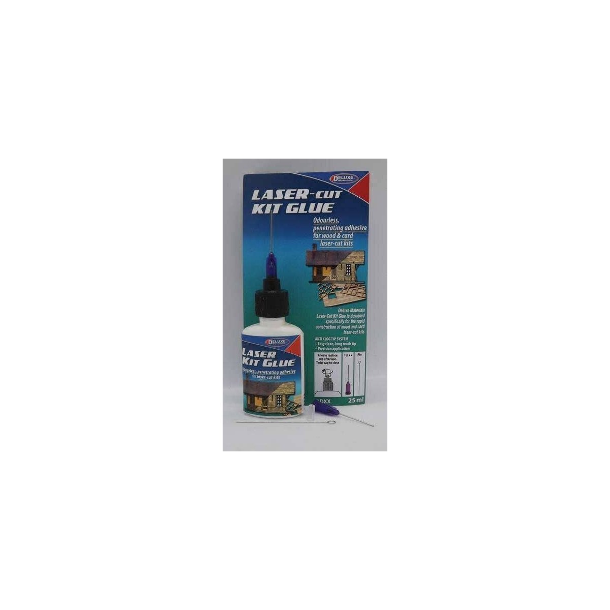 Laser Kit Glue -- 5/6oz 25mL, ALL, Deluxe Materials Ltd AD87