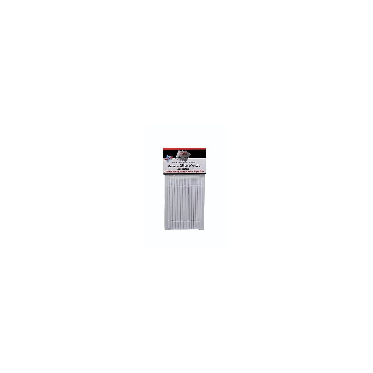 Superfine Applicator Brush - Microbrush(R) -- White pkg(25), ALL, Profile Accessories Inc. 1303