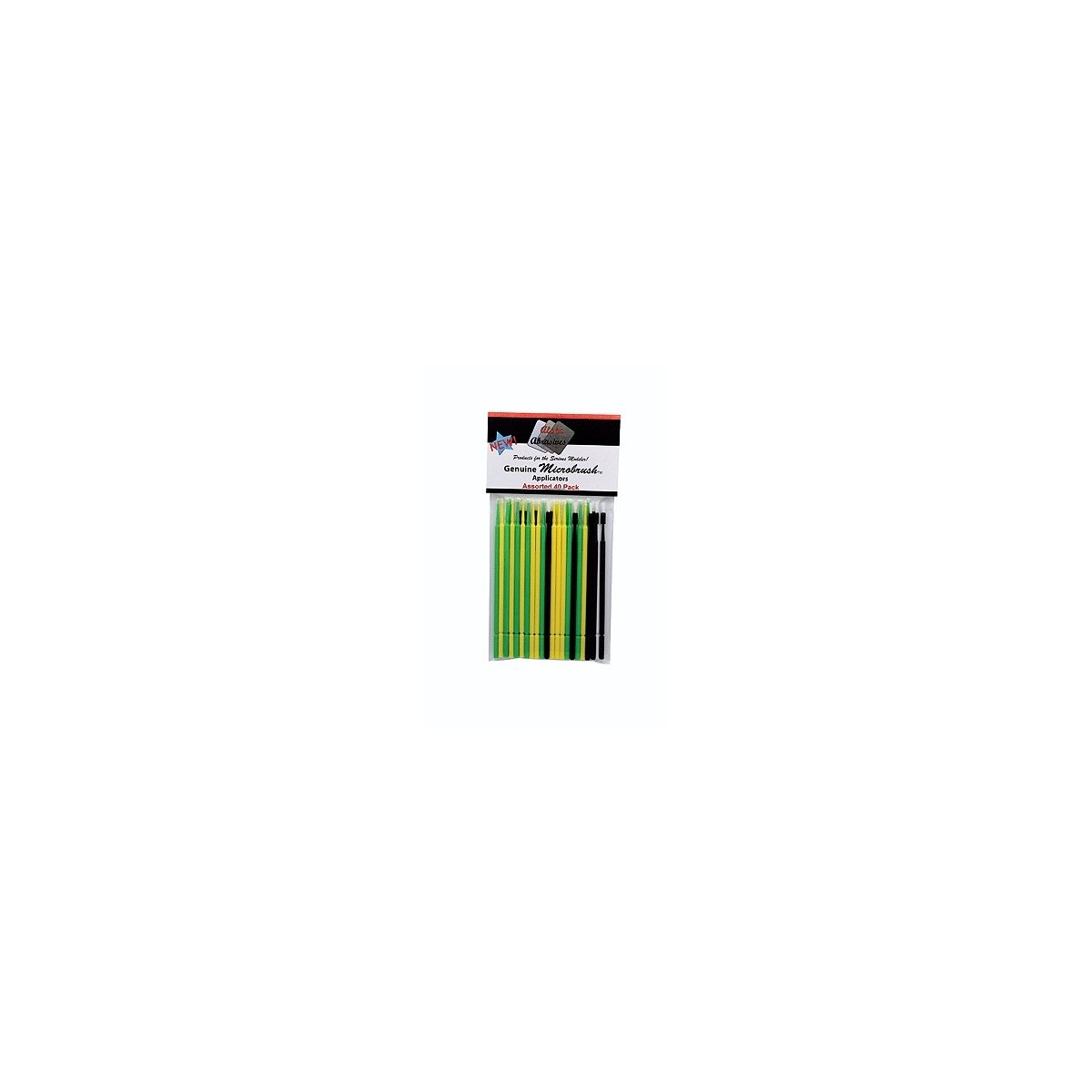 Assorted Applicator Brushes - Microbrush(R) -- 10 Each of Ultrabrush, Fine, Regular & Superfine, ALL, Profile Accessories Inc. 1