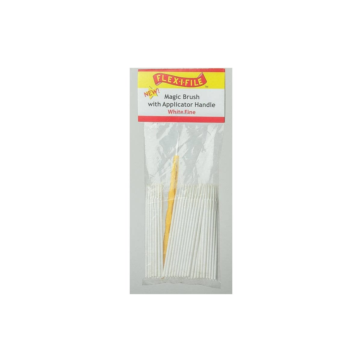 Magic Brush Bulk Pack -- Fine (white) pkg(100), ALL, Profile Accessories Inc. M930001B