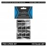 EMD SD70M & SD70MAC Locomotive Window Masking Set, HO, FUSION SCALE GRAPHICS 120101
