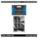 GE Dash 9 & AC4400 WndwMs, HO, FUSION SCALE GRAPHICS 120201