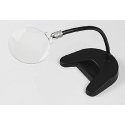 Flex Arm Magnifier -- 4′ Round Acrylic Optical Lens Desk, ALL, Donegan Optical Company Inc 204