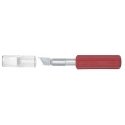 K5 Heavy Duty Plastic Red Handle Knife -- Carded w/Safety Cap, ALL, Excel Hobby Blades Corp. 16005