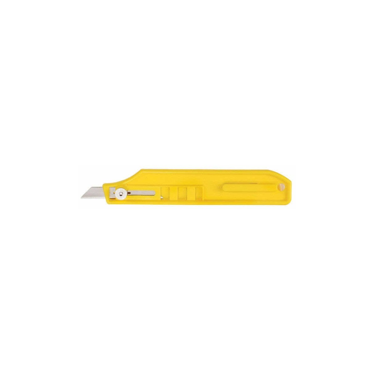 K8 Flat Yellow Handle Light Duty Knife -- Carded, ALL, Excel Hobby Blades Corp. 16008