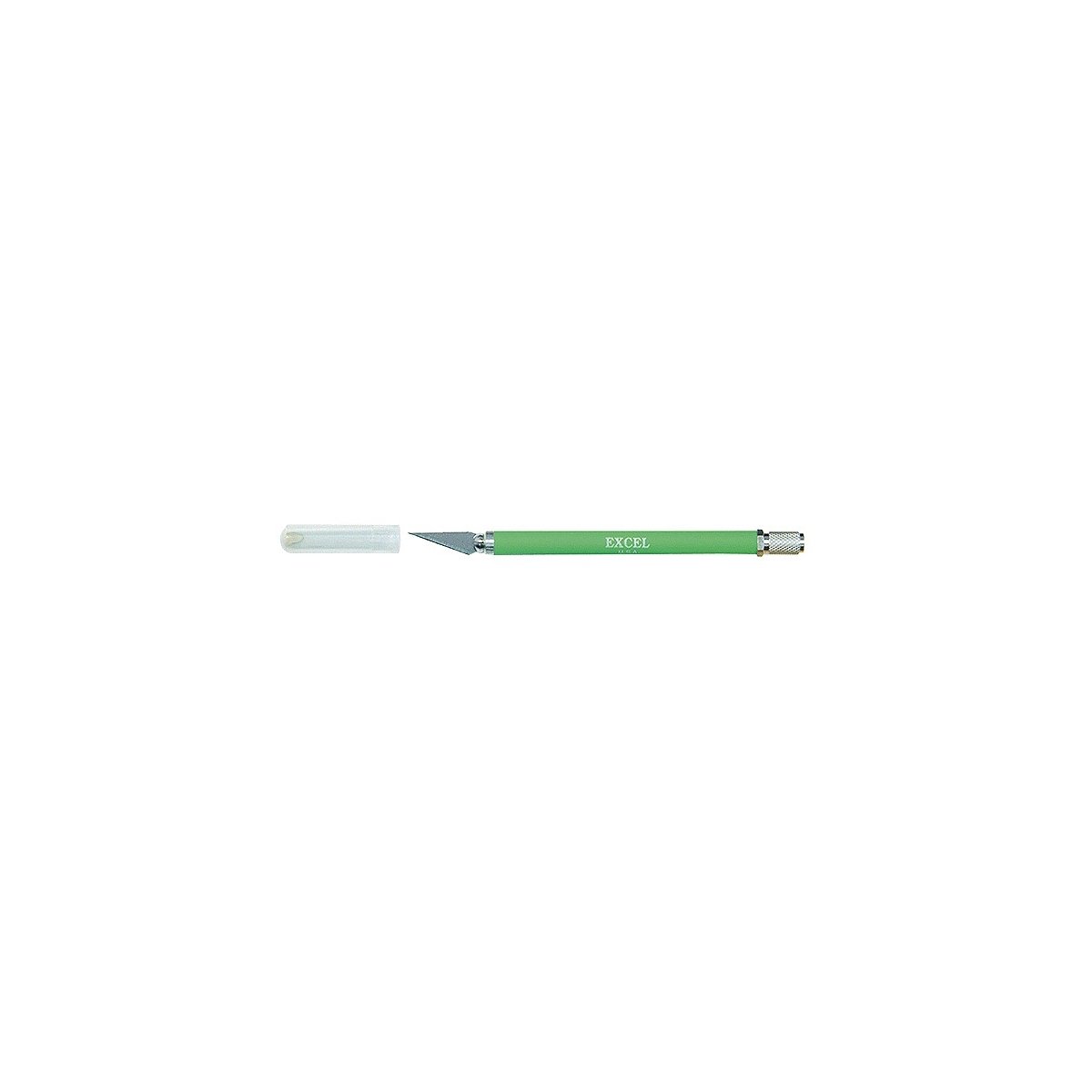 K18 Grip-On Non-Roll Soft Handle Knife -- With Safety Cap (color varies), ALL, Excel Hobby Blades Corp. 16018