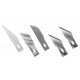 Medium & Heavy Duty Replacement Blades (Fit K2, K5 & K6 Handles) -- Assorted Heavy Duty pkg(5) Carded, ALL, Excel Hobby Blades C