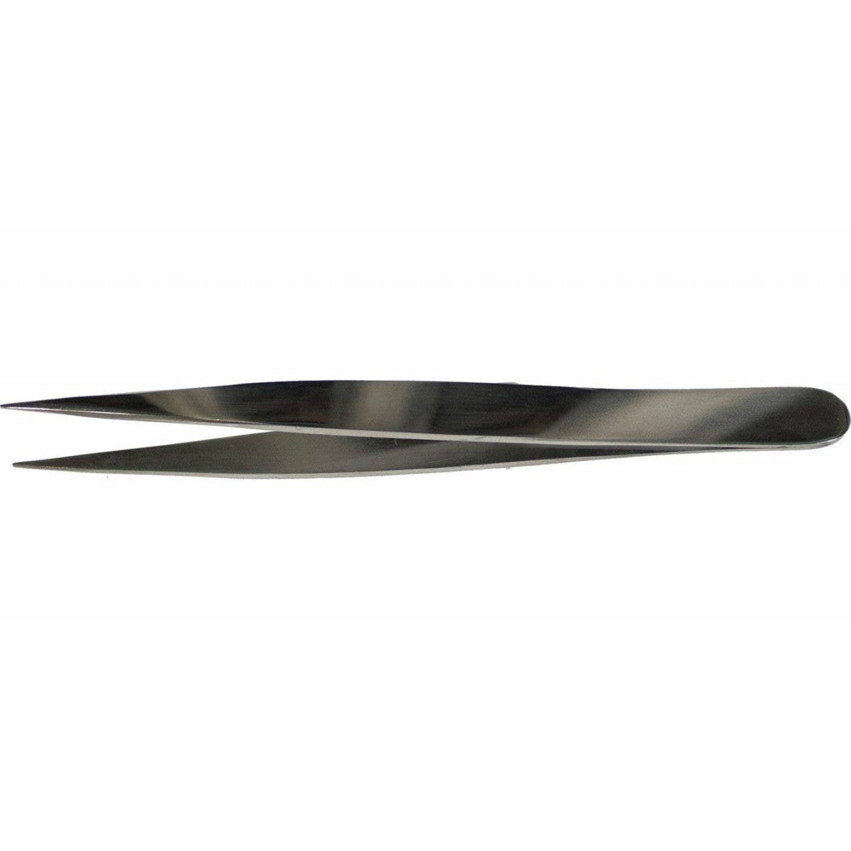 Stainless Steel Tweezers -- 4-3/4′ Sharp Pointed, Carded, ALL, Excel Hobby Blades Corp. 30412