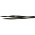 Stainless Steel Tweezers -- 4-3/4′ Sharp Pointed, Carded, ALL, Excel Hobby Blades Corp. 30412