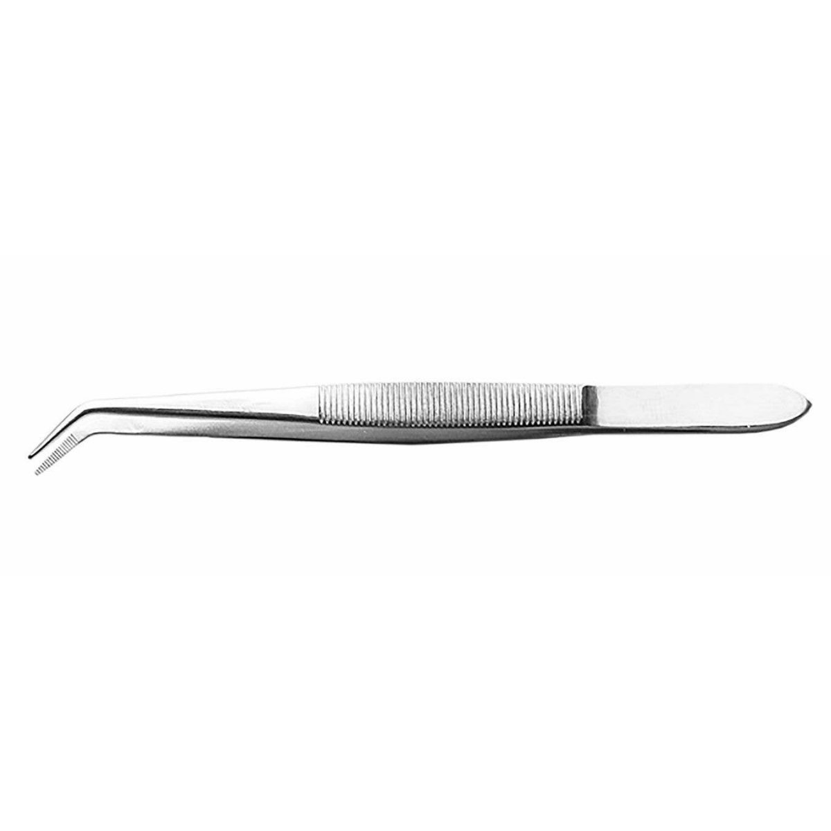 Stainless Steel Tweezers -- 6′ Curved Point, Carded, ALL, Excel Hobby Blades Corp. 30415