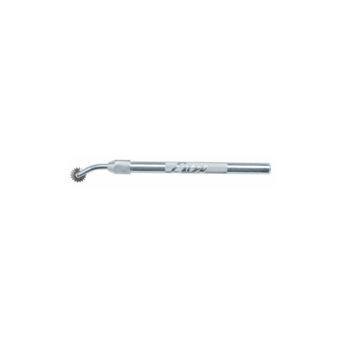 Aluminum Handle Pounce Wheel -- Carded With 1/4′ Tip (24 Teeth/Inch), ALL, Excel Hobby Blades Corp. 30606