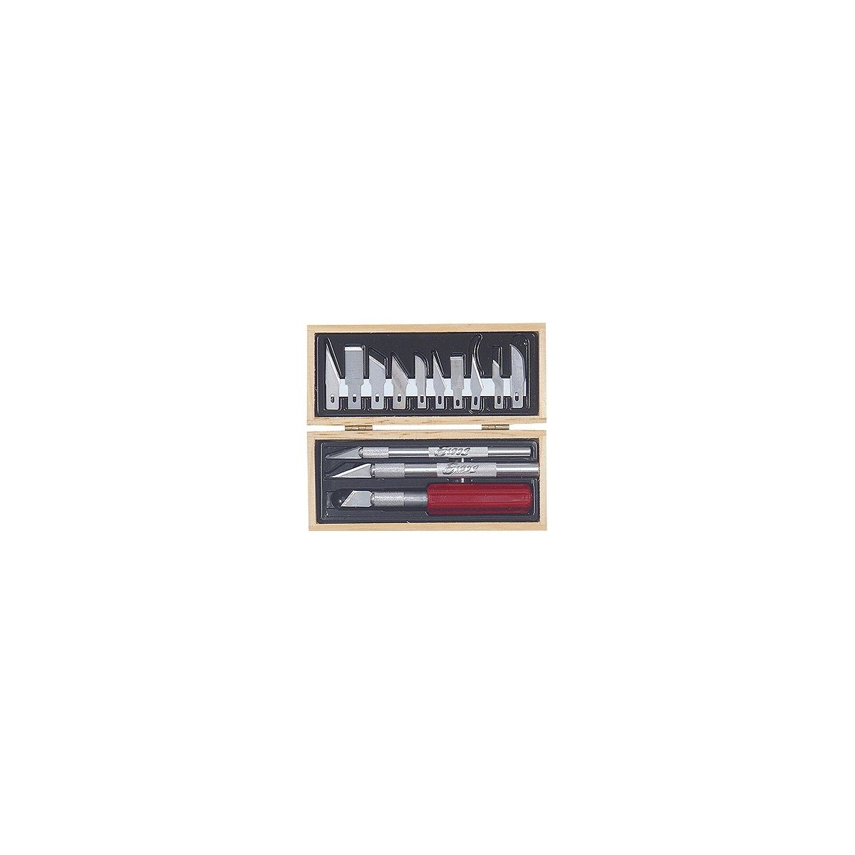 Hobby Knife Set in Wooden Box, ALL, Excel Hobby Blades Corp. 44282