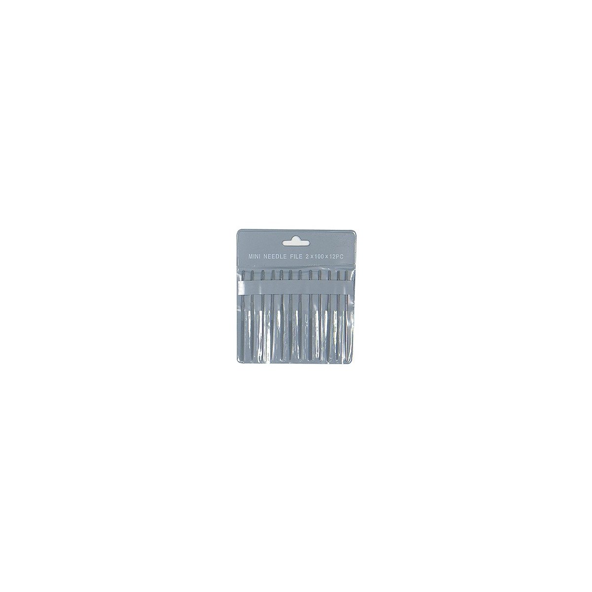 4′, Cut 2 Needle Files -- 12 Mini Files, Pouch, ALL, Excel Hobby Blades Corp. 55608