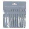 4′, Cut 2 Needle Files -- 12 Mini Files, Pouch, ALL, Excel Hobby Blades Corp. 55608