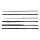 5 1/2′ Long, Cut 2 Needle Files -- 6 Assorted Set, Carded, ALL, Excel Hobby Blades Corp. 55667
