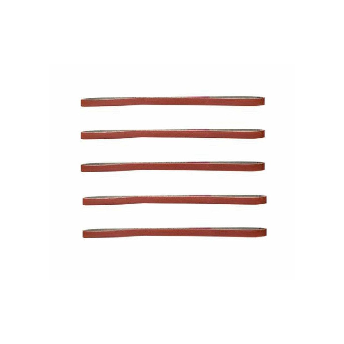 Replacement belts for sanding sticks -- 400 Grit Sanding Belts (yellow) pkg(5), Carded, ALL, Excel Hobby Blades Corp. 55683