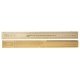 Deluxe Model Railroad Reference Ruler -- 12-1/2′ Gold Anodized Aluminum, ALL, Excel Hobby Blades Corp. 55778