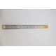 12` Steel Ruler -- Imperial & Metric 1` 25mm Wide, ALL, Evergreen Scale Models 78100