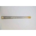 12` Steel Ruler -- Imperial & Metric 1` 25mm Wide, ALL, Evergreen Scale Models 78100