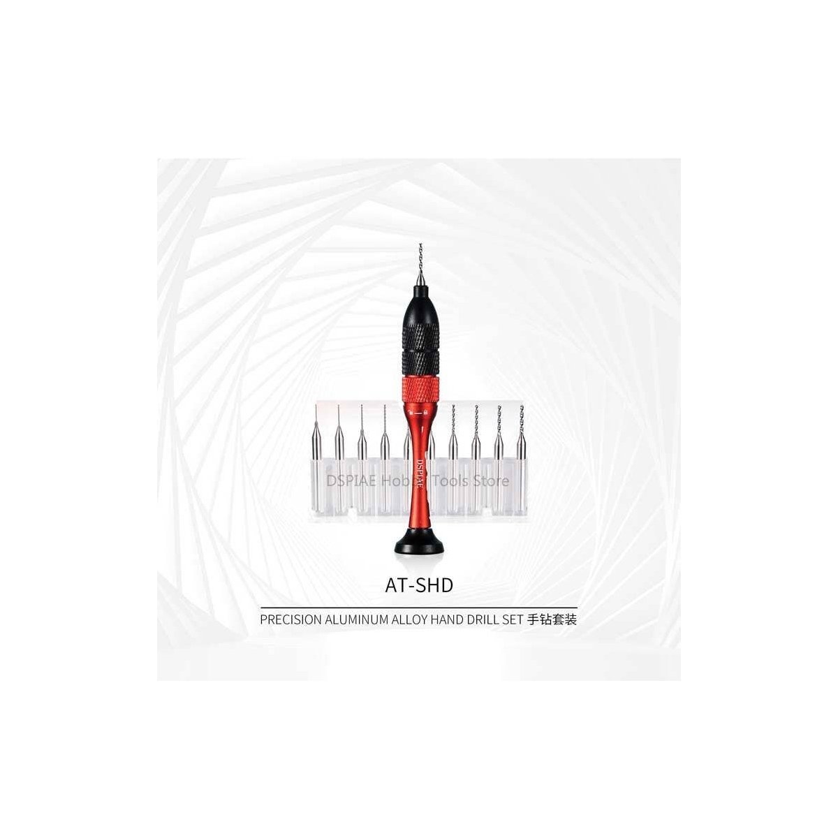 AT-SHD Precision Aluminum Alloy Hand Drill Set, ALL, DSPIAE ATSHD