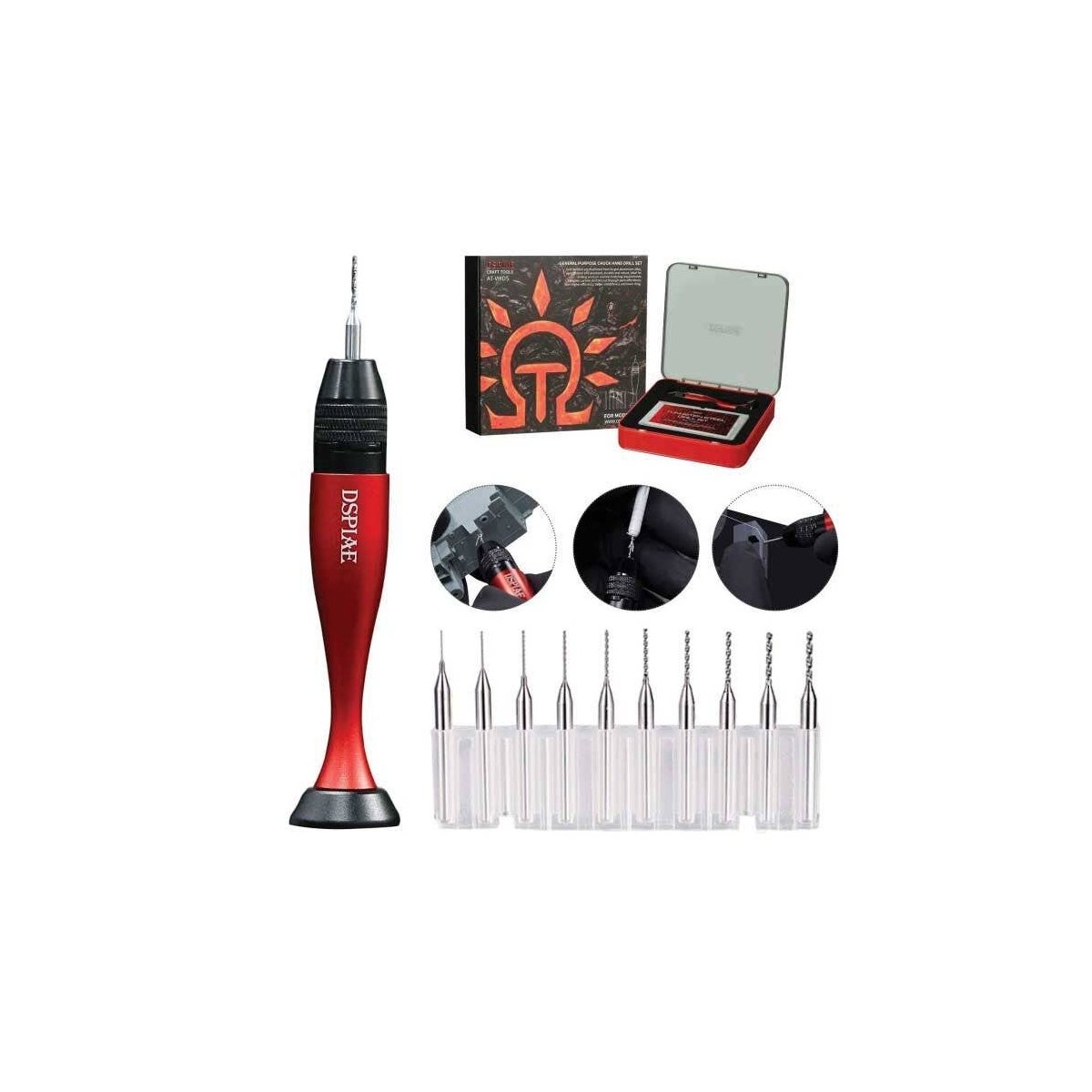 General Purpose Chuck Hand Drill Set, ALL, DSPIAE ATVHDS