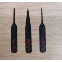 Irregular Carbon Fiber Sanding Stick Set -- Includes 1 Each CFB-01, CFB-02, CFB-03, ALL, DSPIAE CFBS01